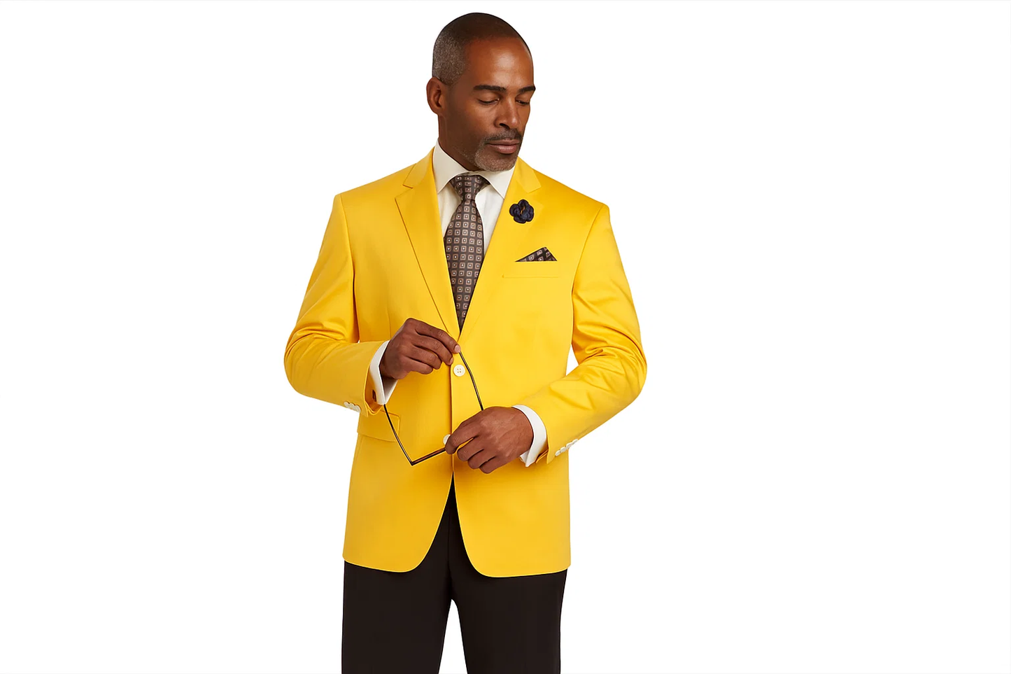 Men'S Colorful Yellow 2 Button Cheap Priced Designer Fashion Dress Casual Blazer On Sale Blazer - Image 2