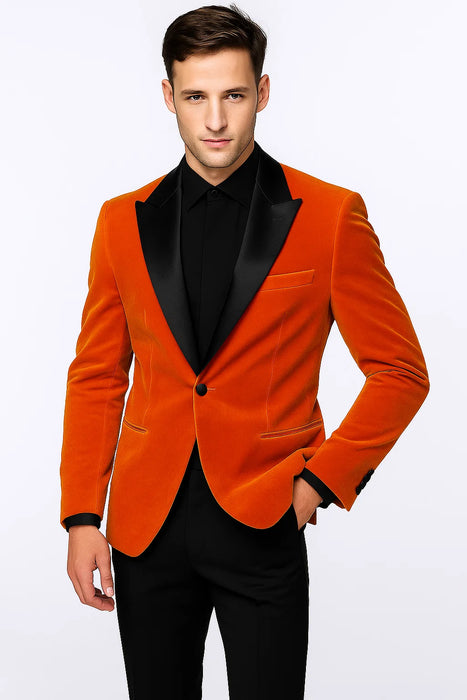 KINGSMAN EGGSY'S RIMMED COTTON-VELVET TUXEDO JACKET