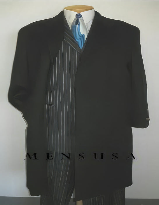 Men's Dress Coat Full Length Deepest Charcoal Wool Blend 3 Buttons Men's Overcoat Winter Men's Topcoats Sale