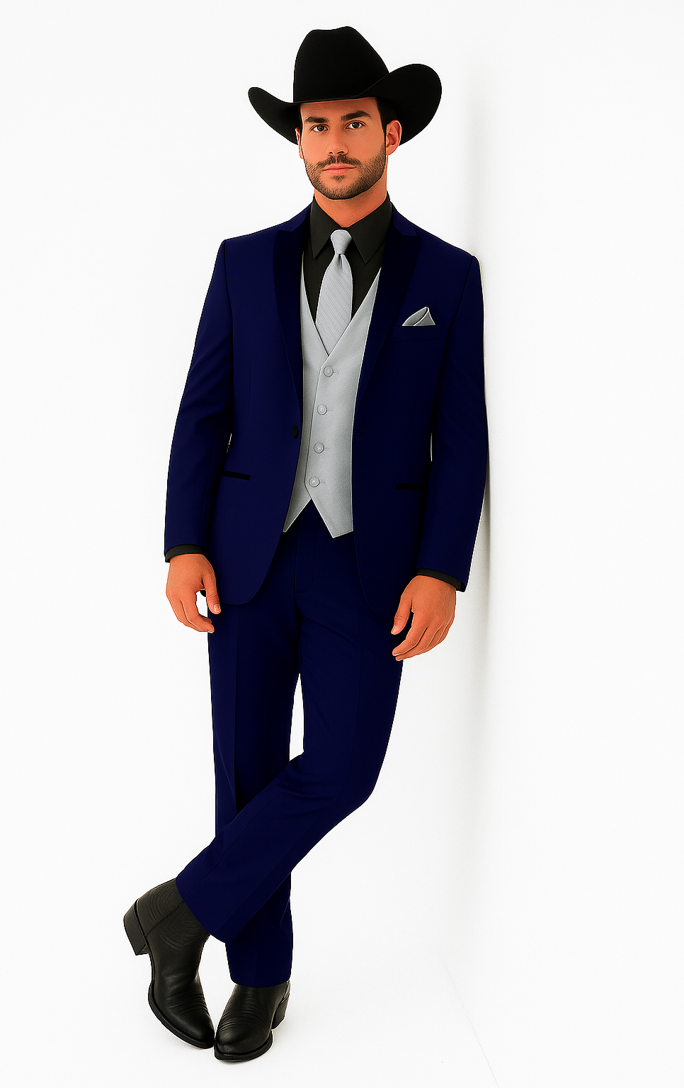 Blue Cowboy Suit for Every Occasion - Image 5