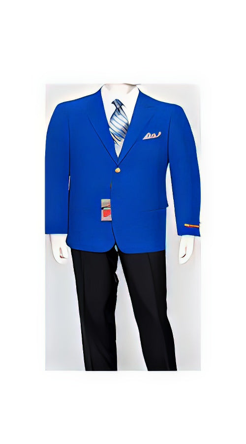 Pacelli Men'S Classic Royal Blue Blazer Jacket