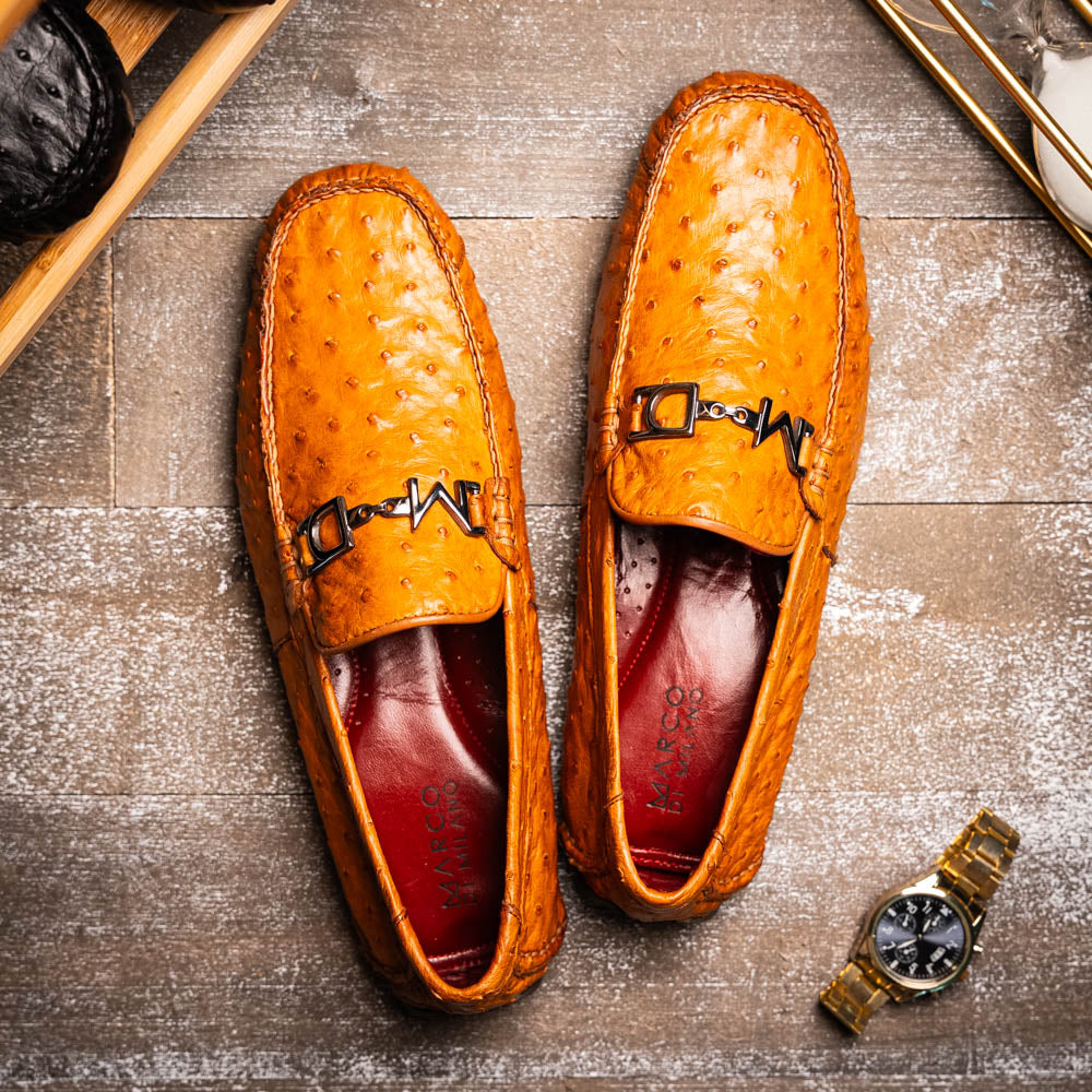 Marco Di Milano Bolonia Brandy Leather Dress Shoe