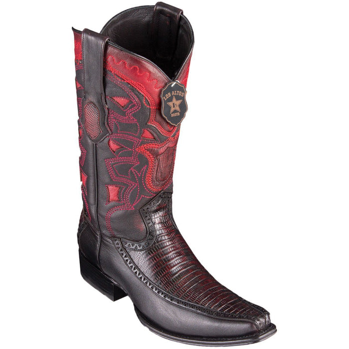 Botas de Armadillo Lizard con Venado Tejida Europea