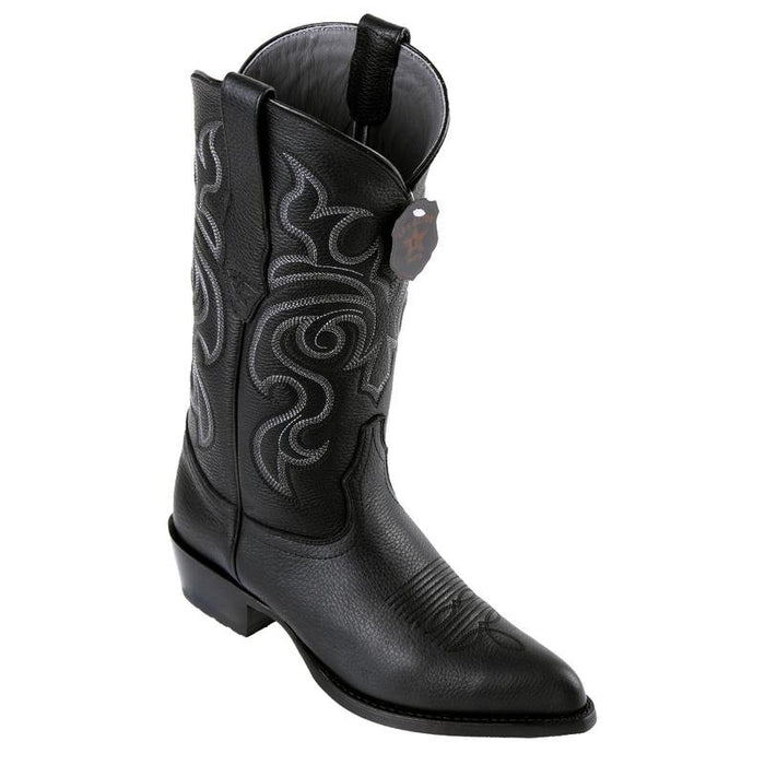 Botas de Cuero Vaqueras con Acabado Grisly