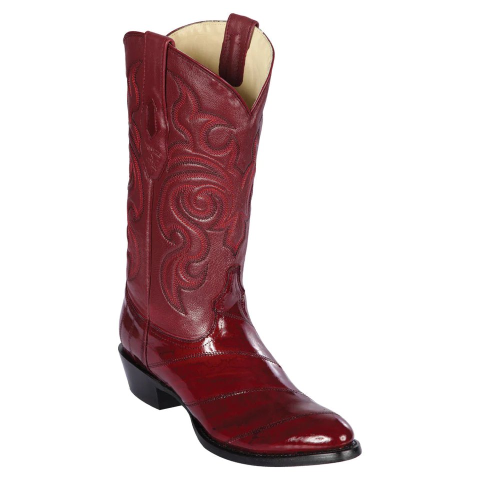 Botas de Anguila Original Horma Color Vino Redonda LAB-650806