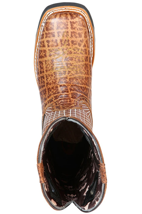 Botas de Trabajo de Cuero Original Horma Rodeo Color Arena GEN - Image 6