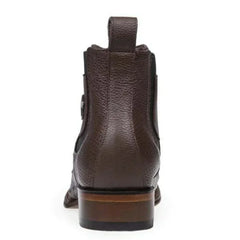 Botin Vaquero de Avestruz Original Horma Cuadrada LAB-82BV0359