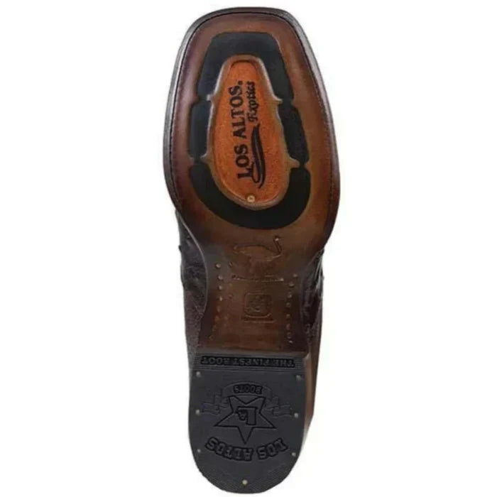 Botin Vaquero de Avestruz Original Horma Cuadrada LAB - Image 6