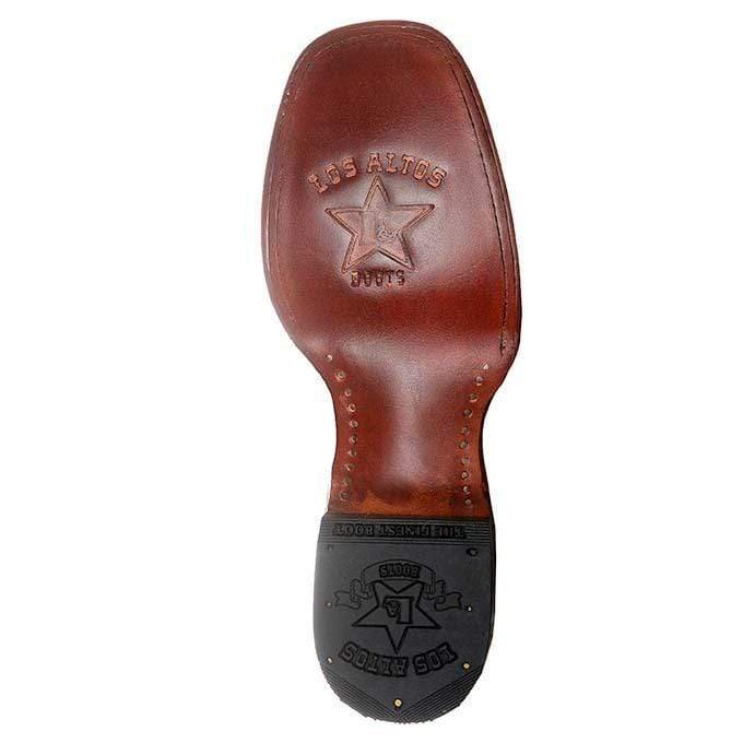 Botines Charros de Gamuza Punta Cuadrada Los Altos Boots LAB-82B6359 - Image 7