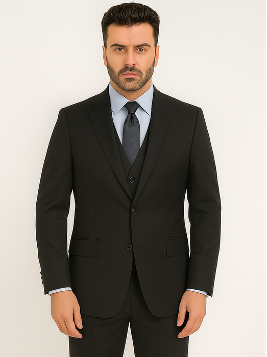 Brand: Caravelli Collezione Suit - Caravelli Suit - Caravelli italy Men's Beige Slim Fit Suit
