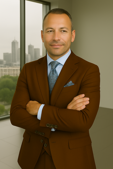 Wool Suit - Italian Made Business Suit by Statement Men's 3 Piece 100% Wool Fashion Suit - Bold Colors