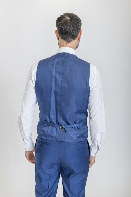 Caravelli Suit - Designer Caravelli Jacket and Pants in Color Solid Cobalt Modern Fit
