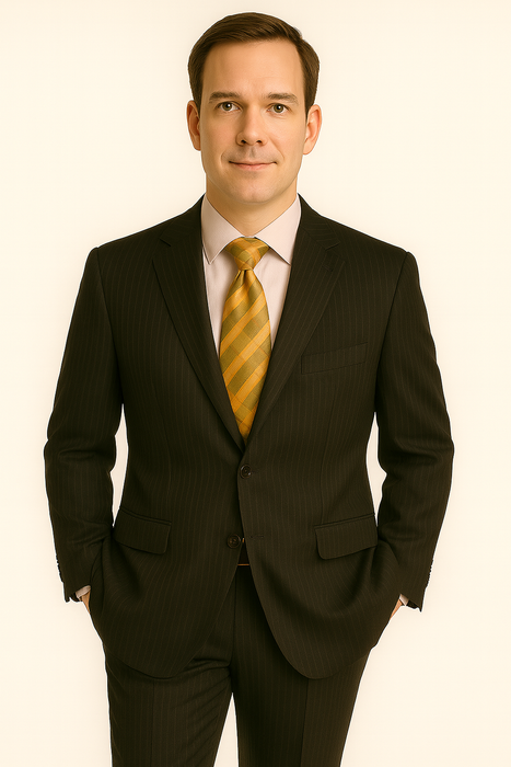 Black Almost Very Dark Gray Wiht Light Gray Pinstripe 100% Worsted Wool Available In 2 Or 3 Buttons Style Regular Classic Cut Cheap Priced Business Suits Clearance Sale