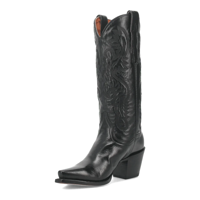 Dan Post Women's Maria Snip Toe Leather Boots - Black