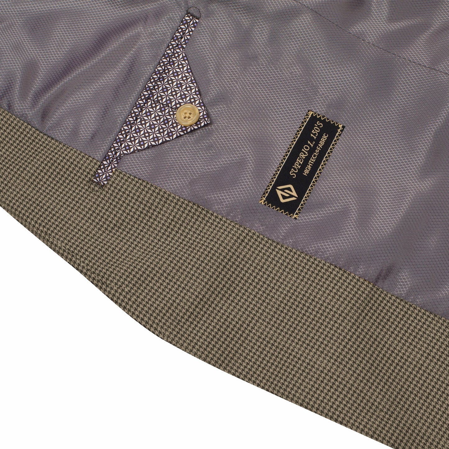 Mens 2 Button Slim Fit Light Brown Blazer - Image 6