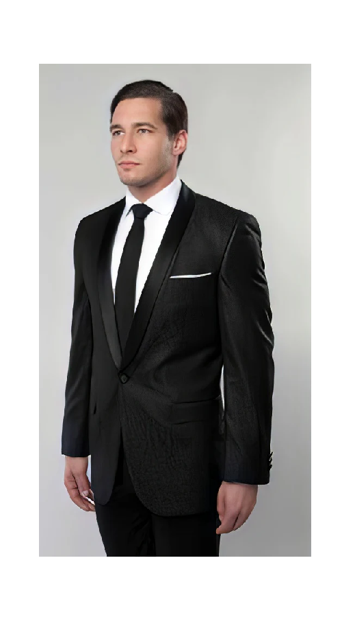 Black Men's Floral Satin Shiny 1 Button Black Lapel Two Toned Blazer Paisley Sport Coat Dinner Jacket Flashy Silky Satin Stage Fancy Party Dance Stage Jacket Fashion Tuxedo For Men