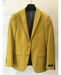 Men's Yellow Four Button Cuffs Cheap Priced Designer Fashion Dress Casual Blazer On Sale Blazer