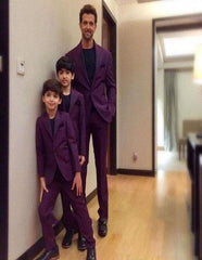 Burgundy Father ~ Dad And Son Matching Suit