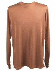 Mock Neck Shirts For Men Brown