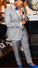 Mens Suit Grey