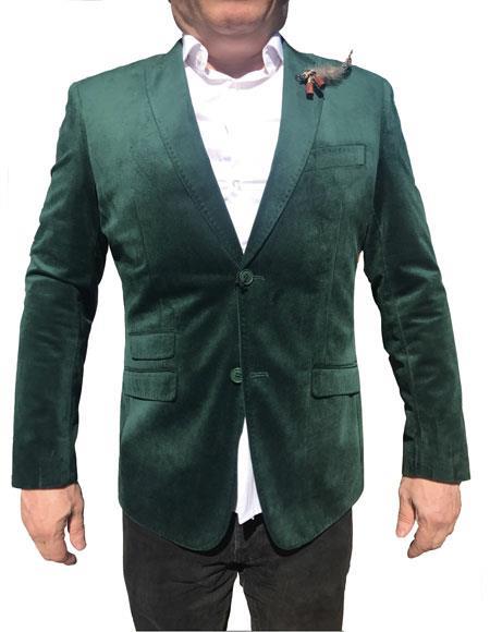 Men's Velvet Blazer ~ Sportcoat velour Men's blazer Jacket