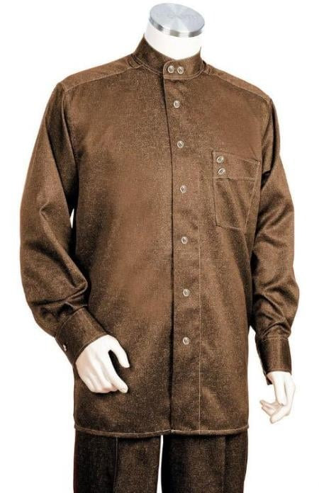 Brown Imported Long Sleeve Walking Suit