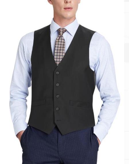 Men's Suit Vest Black