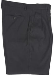 Double Pleated Pants 01-Black