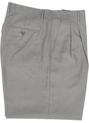 Double Pleated Pants 33-Gray