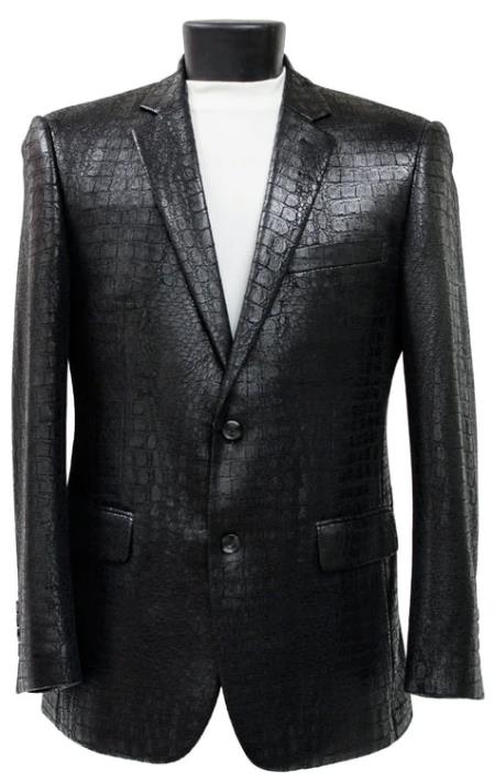 Crocodile Blazer - Alligator Print Sportcoat - Gator Jacket