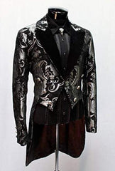 Silver ~ Black Victorian Tuxedo