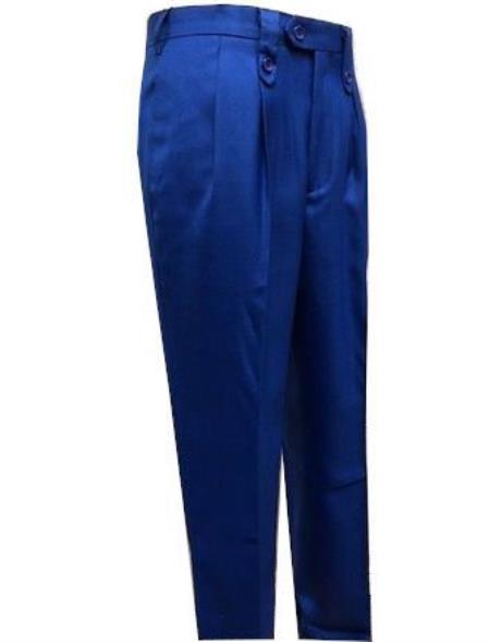 Mens Royal Blue Wide Leg Dress Pants Royal Blue / Dress size Pants : 48