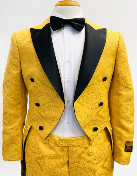 Mardi Gras Suit - Yellow ~ Black