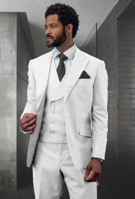 White 3 Piece Suit for Every Occasion
