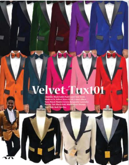 4 Velvet Blazer $389 (We Pick Colors Baised of Availability)