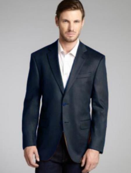 Dark Gray Mens Winter Blazers - Cashmere and Winter Fabric Dress Jacket $99UP