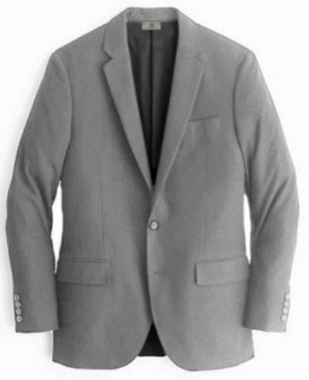 Grey Mens Winter Blazer - Cashmere and Winter Fabric Dresses Jacket $99UP
