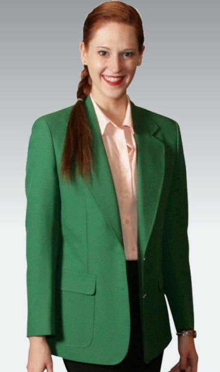 Matching Mens and Women Mens Blazer - Green Sport Coat