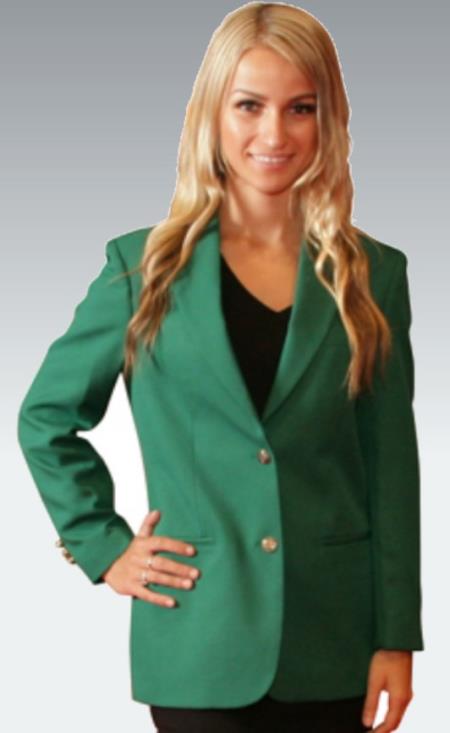Matching Mens and Women Mens Blazer - Kelly Green Sport Coat