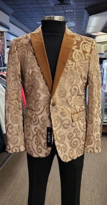 Mens Suit Yellow