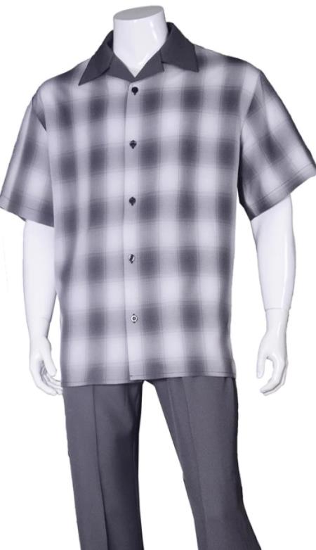 Fortino Landi Walking Set M2970-Black - Grey Tone