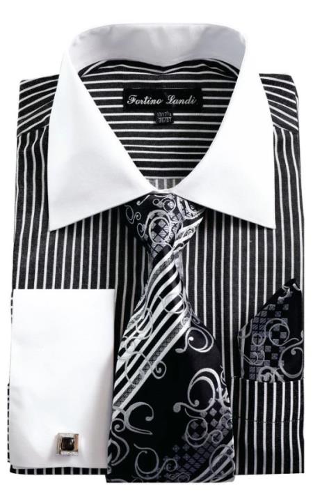 Men Shirt FL631-Black
