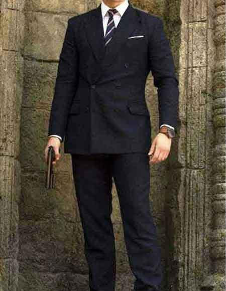 kingsman Double Breasted Blue suit