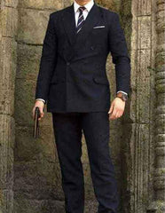 kingsman Double Breasted Blue suit