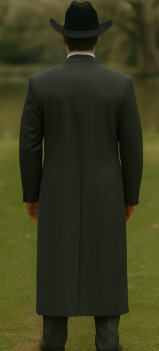 Man Bent Fully Lined Double Breasted 6 Buttons Mens Dress Coat Long Long Mens Dress Topcoat - Winter coats ~ Mens Overcoat Designer Men's Mens Peacoat Sale