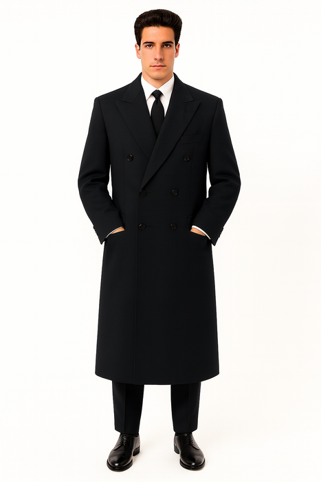 Fully Lined Men'S Overcoat