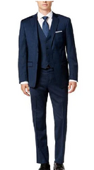 Brand: Caravelli Collezione Suit - Caravelli Suit - Caravelli italy Caravelli Men's 2 Button Grey 3 Piece Vested Suit