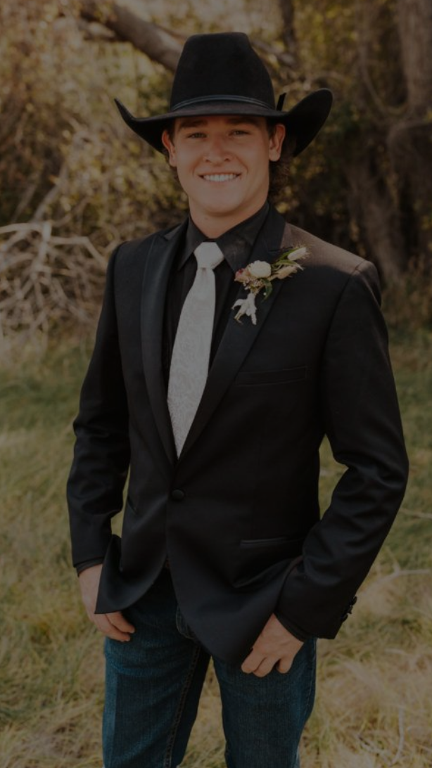 Men’s Black Tuxedo Western Blazer – Cowboy Style Formal Sport Coat Jacket for Dinner Jacket