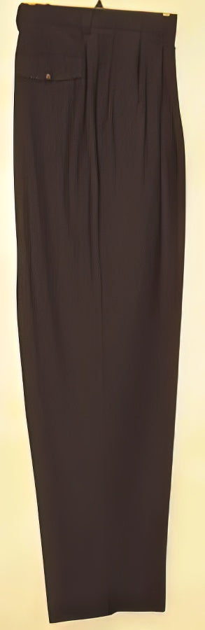 long rise big leg slacks  Black wide leg dress pants Pleated baggy dress trousers unhemmed unfinished bottom