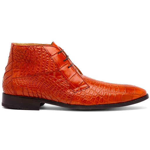 Marco Di Milano Pietro Honey Alligator Chukka Boots